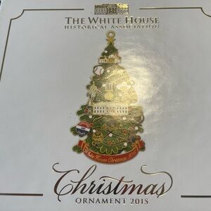 The White House Historical Association Christmas Ornament 2015. New in box.